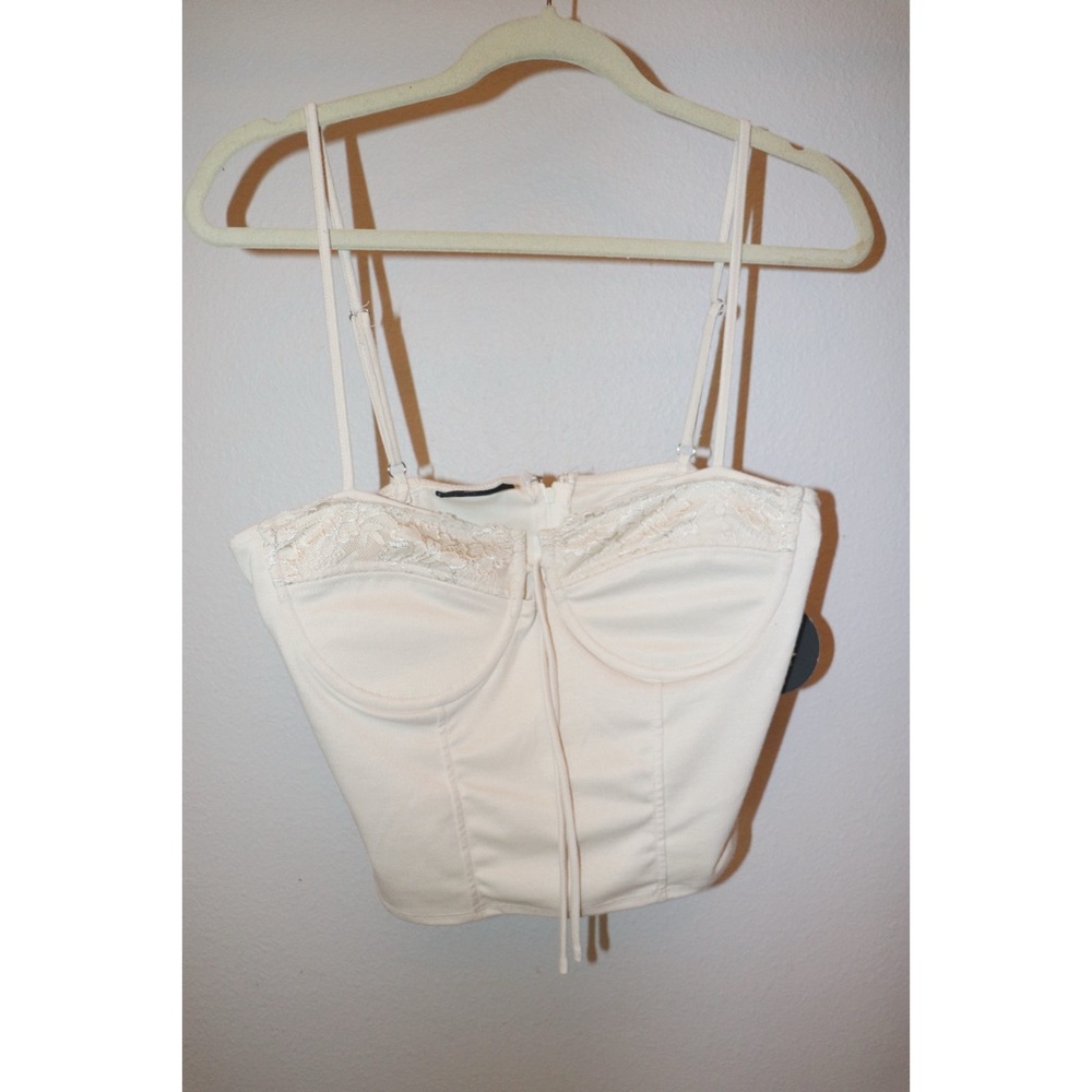 Jolie & Joy Corset Cropped Top